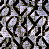 copper plate etching of close-up of staircase, color laser prints on acetate